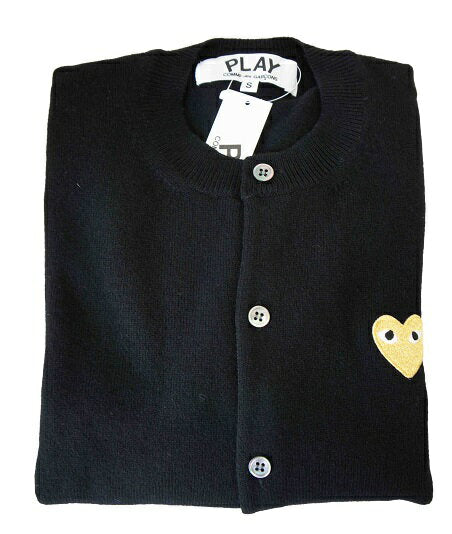 [Next day delivery] [Overseas shipping available] [Free shipping] COMME des GARCONS cardigan/black/gold