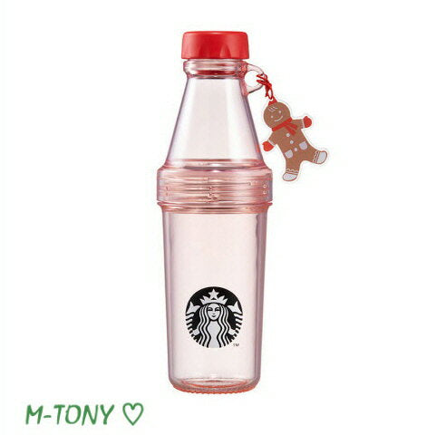 Botella de agua Starbucks Starbucks Holiday Christmas Ginger Charm de 591 ml ☆ Edición limitada en el extranjero/No disponible en Japón/Starbucks/Vaso/Vaso Starbucks/Taza Starbucks/Mush/Navidad/�