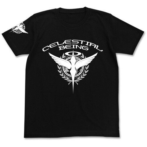 [Free shipping eligible product] Cost-spa Mobile Suit Gundam 00 Sorestal Being T-shirt BLACK [Nekopos/Yu-Packet compatible]