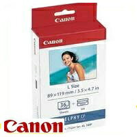 Canon KL-36IP Ink paper for Selfie CP900, CP910, CP1200 CP1300, size L (89 x 119mm) KL-36IP 36 sheets