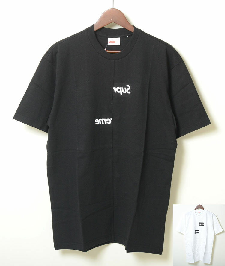 Supreme/Comme des Garcons SHIRT Split Box Logo Tee Supreme x Comme des Garcons Shirt Split Box Logo Tee T-shirt Short Sleeve 2 Colors