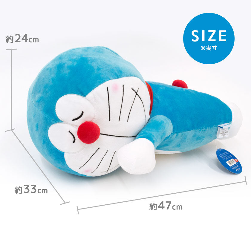 [Free gift wrapping] [In stock] Doraemon body pillow cushion, sleeping pillow, gift, washable pillow, body pillow, approx. 20 x 55 cm, character, kids, junior, children, birthday, present