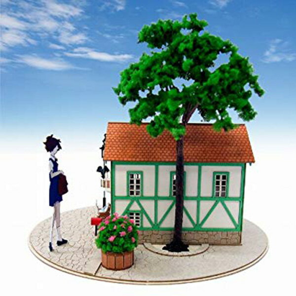 Cat's Return to Minichua To Kit [Cat's Office] Diorama/Assembly/Create/Create a famous scene/Movie/Miniature/Model/Baron/Hal/Studio Ghibli/mini Non-sucale/MK07-11/Papercraft/Miscellaneous goods/Gift/Good