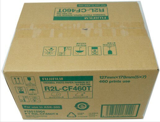 [Free Shipping] FUJIFILM Fujifilm Thermal Photo Print Set R2L-CF460N [2L Size] For ASK-300 Pudding Chao EX4/W