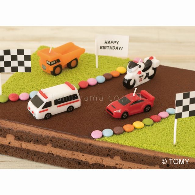 Tomica Candle Sports Car Red Birthday Birthday Christmas Minicar Tomica Plarail Original Cake Event Collection Kameyama Candle House Mail Delivery