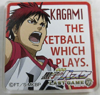 Insignia acrílica del ÚLTIMO JUEGO de baloncesto de Kuroko Insignia de artículo único de Kagami Taiga de Black Bass Jump Shop Limited