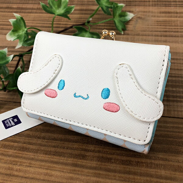 [Super SALE Points 7x 3/4 8pm] Sanrio Characters Mini Wallet [Cinnamoroll] (MK1-2CN) Mini Bottom Wallet/Craft/Mini Wallet/Ladies/Women/Cute/Brand/Compact/Small/Small/Office/�