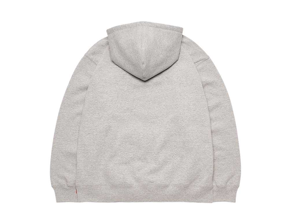 Sudadera con capucha y logo de Supreme / Burberry en gris jaspeado Sudadera con capucha y logo de Supreme Burberry en gris jaspeado [Usada] Nueva y usada