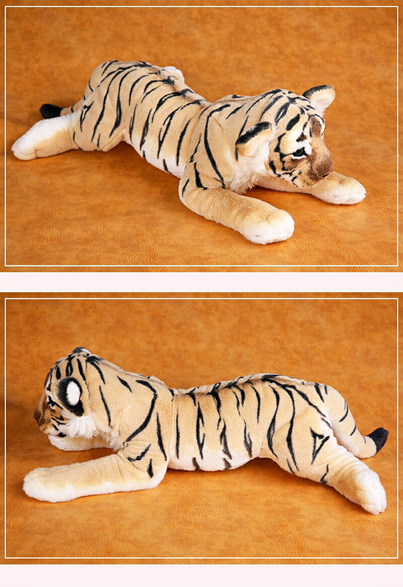 Tiger Tiger Plush Toy Cute Tiger Doll Body Pillow Ornament Interior Bed Bedroom Toys Kids Chy1924