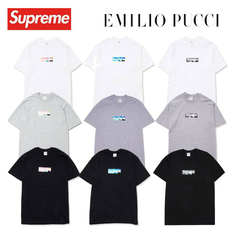 21SS Supreme x Emilio Pucci Box Logo Tee Supreme x Emilio Pucci Box Logo T-shirt Choose from colors Size [Used] New and used