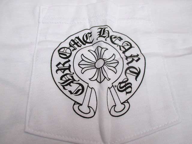 CHROME HEARTS MALIBU limited horseshoe t-shirt white