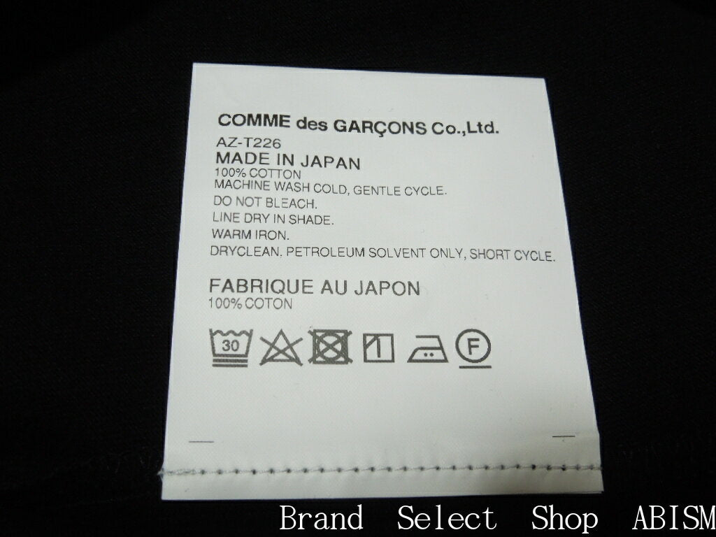 ★Men's size★PLAY COMME des GARCONS "Double Heart Patch T-shirt" [Men's] [Black] [Made in Japan] [New] [AZ-T226] [Twin Heart] [2 Heart]