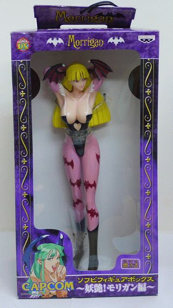 [Sin abrir] Figura de vinilo blando de Capcom, caja de Bewitching! Edición Morrigan, 2 piezas, color Banpresto