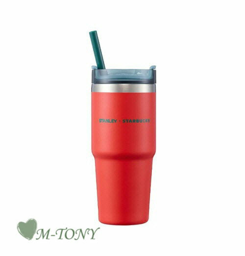 Starbucks Starbucks 3WAY Stainless Tumbler STANLEY Red Stanley Quencher Tumbler 473ml ☆ Overseas Limited Edition/Not Available in Japan/Starbucks/Tumbler/Starbucks Tumbler/Starbucks Mug/MugCut