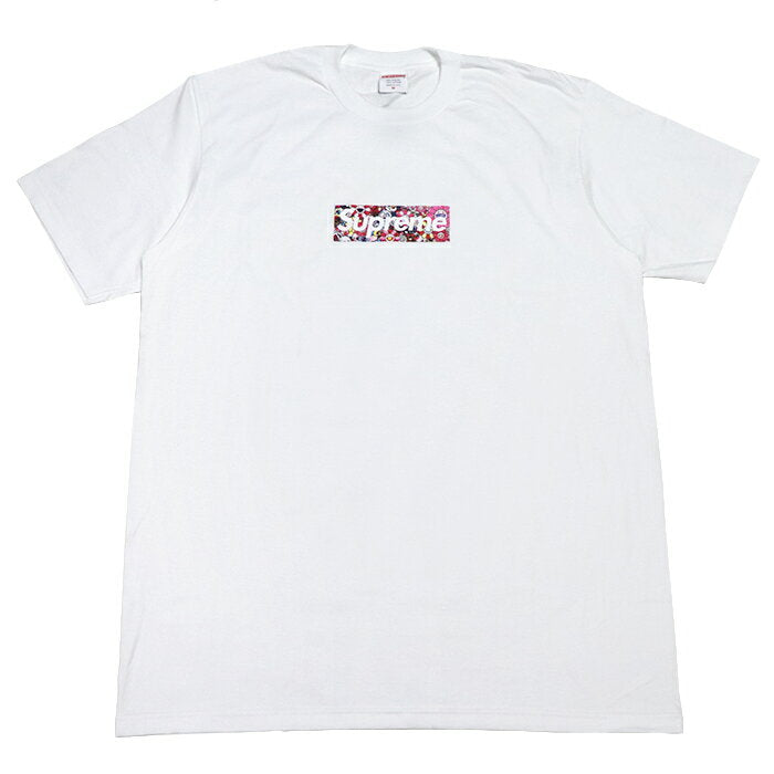 Supreme × Murakami Takashi / Supreme Takashi Murakami COVID-19 Relief Box Logo Tee / Relief Box Logo T-shirt White / White 2020SS HELP USA Flower Genuine New and Used [Used]