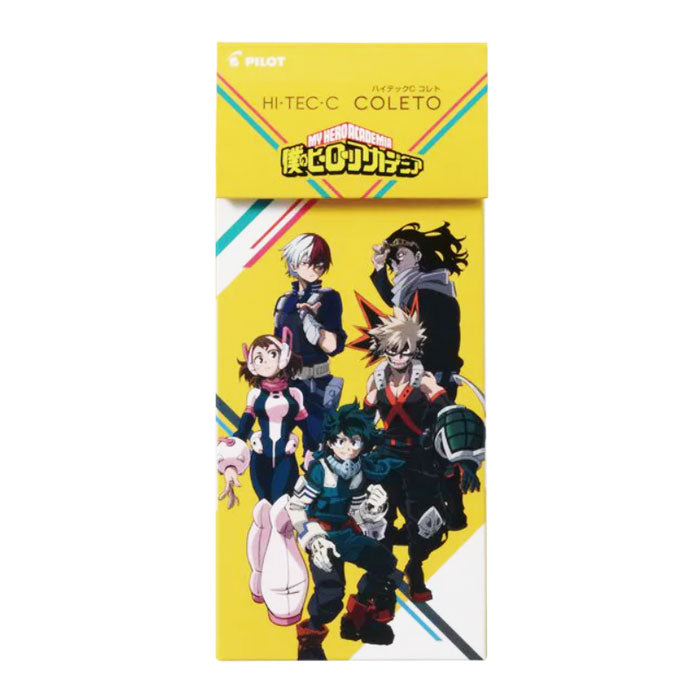 [Cantidad limitada] Pilot My Hero Academia Hi-Tech C Collet Refill 04 Juego de 10 colores, dibujo original My Hero Academia LHKRFC4HA10CH1