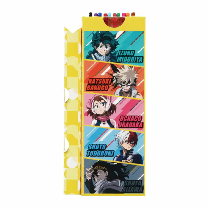 [Limited quantity] Pilot My Hero Academia Hi-Tech C Collet Refill 04 10-color set, original drawing My Hero Academia LHKRFC4HA10CH1