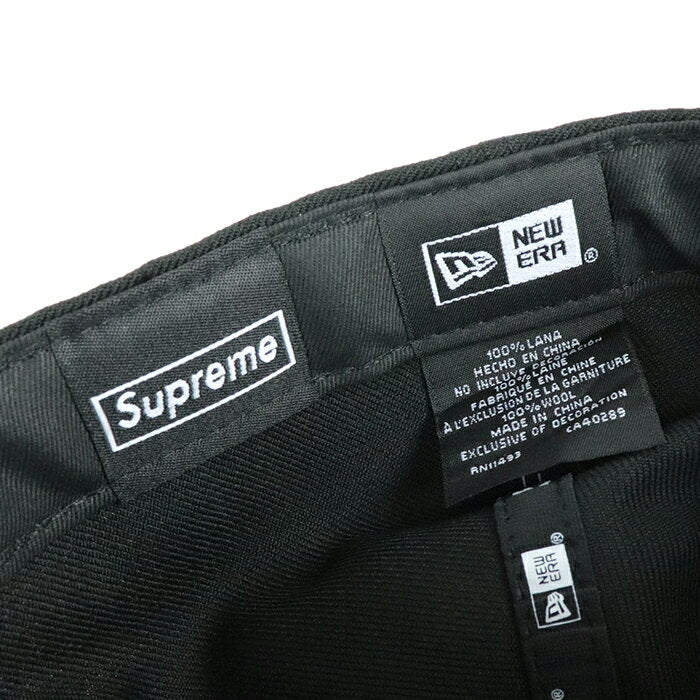 Supreme World Famous Box Logo New Era / World Famous Box Logo New Era Black / Black Cap Cap 2020FW Genuine New Used [Used]