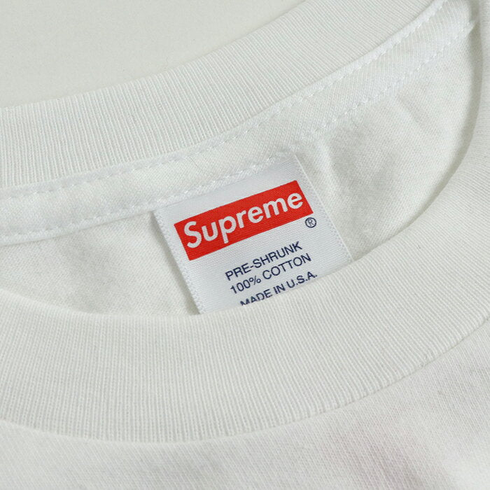 Supreme Box Logo L/S Tee / Box Logo T-shirt White / White 2020FW Genuine New and Used [Used]