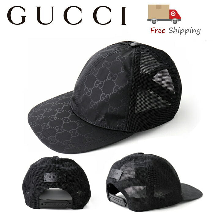 [Up to 29x points until 2:00 on March 11th] (Normally 1x + 4x in our store + 13x SPU + 39 1x + 9x purchases + 1x Rakuma) GUCCCI Cap Hat Black 510950 New