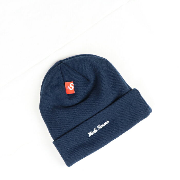 Supreme × New Era / Cross Box Logo Beanie / Cross Box Logo Beanie / Navy 2020FW Genuine New Used [Used]