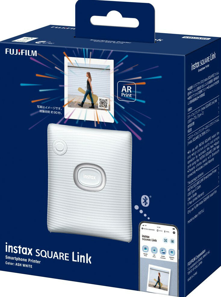 [Envío gratuito] Fujifilm FUJIFILM SQUARE Link Impresora para smartphone blanca "Cheki" INSTAX Square