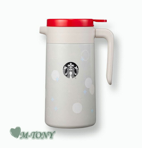 Hervidor de agua Starbucks SS de acero inoxidable Holiday Snow Hervidor de agua SS Holiday Snow 1005 ml ☆ Edición limitada en el extranjero/No disponible en Japón/Starbucks/Vaso/Vaso Starbucks/Taza Starbucks/Taza/Navidad