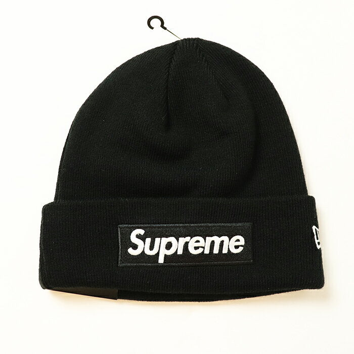 2021FW Supreme x New Era / Box Logo Beanie / Box Logo Beanie Black / Black 2021AW Genuine New Used [Used]