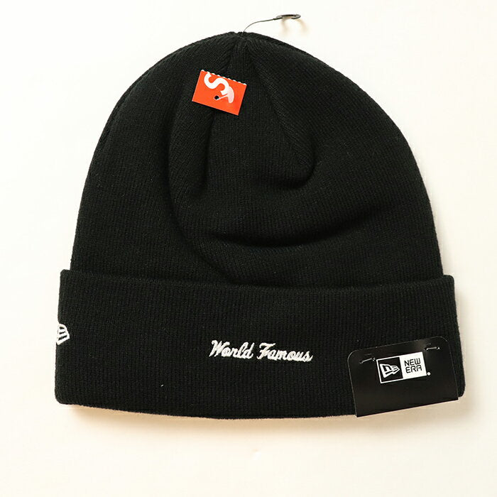 2021FW Supreme x New Era / Box Logo Beanie / Box Logo Beanie Black / Black 2021AW Genuine New Used [Used]