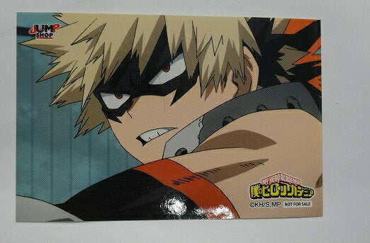 Feria de My Hero Academia 2019 en JUMP SHOP - ¡¡VILLANO!! Pegatinas especiales de escenas famosas de bonificación Versión Hero Bakugo Katsuki Jump Shop limitada My Hero Academia