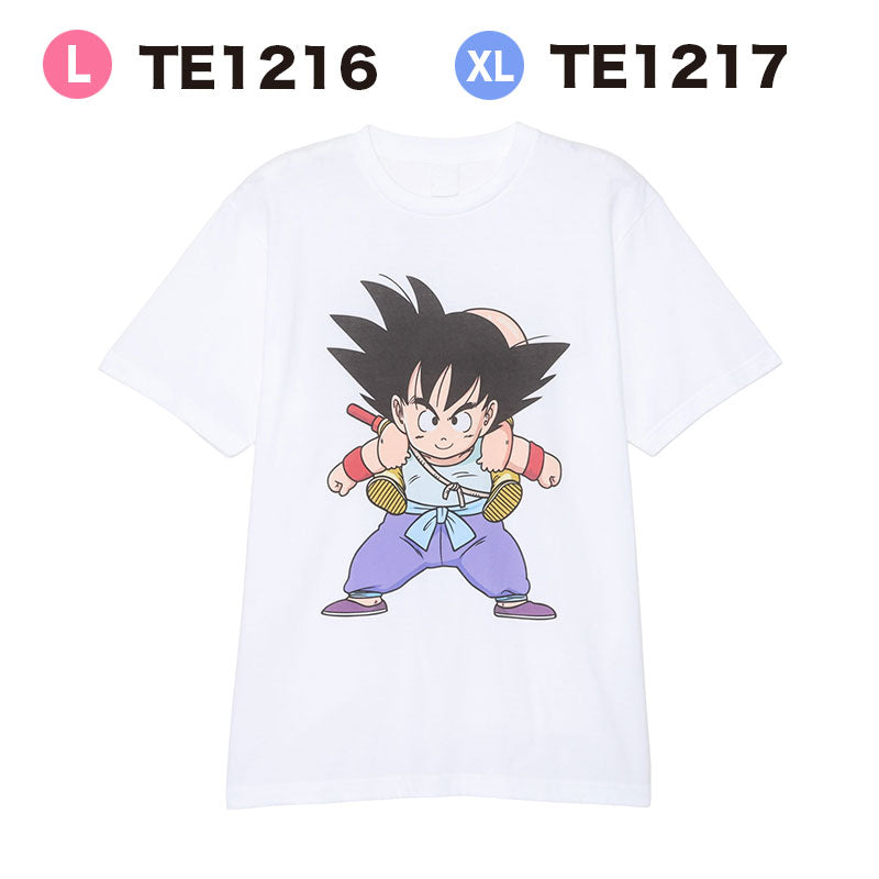 [Official] Dragon Ball DORAGONBALL Onbu Son Goku Goku Up Yamcha & Tenjin-han Ginyu Special Sentai & Logo T-shirt L size XL size TTE1216_TE1223 Small Planet Stylish Cute White