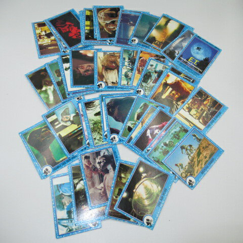 1982★E.T.★Et★Movie★Vintage★Sticker★Trading Card★Complete Set★87 cards