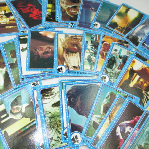 1982★E.T.★Et★Movie★Vintage★Sticker★Trading Card★Complete Set★87 cards