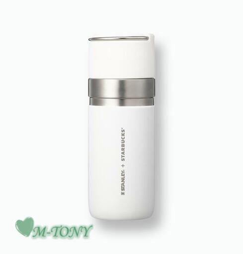 Starbucks STANLEY + STARBUCKSSS Stainless Stanley House Tonga Bottle White Stanley House Thermos 500ml ☆ Overseas Limited Edition/Anniversary/Starbucks/Tumbler/Starbucks Tumbler/Starbucks Mag/Ma