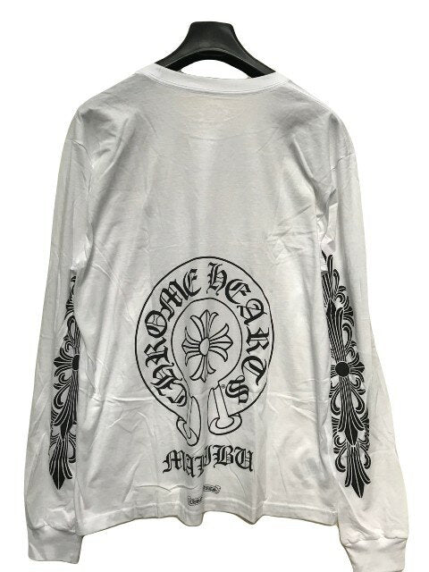 CHROME HEARTS MALIBU Malibu Limited Long Sleeve T White Long T