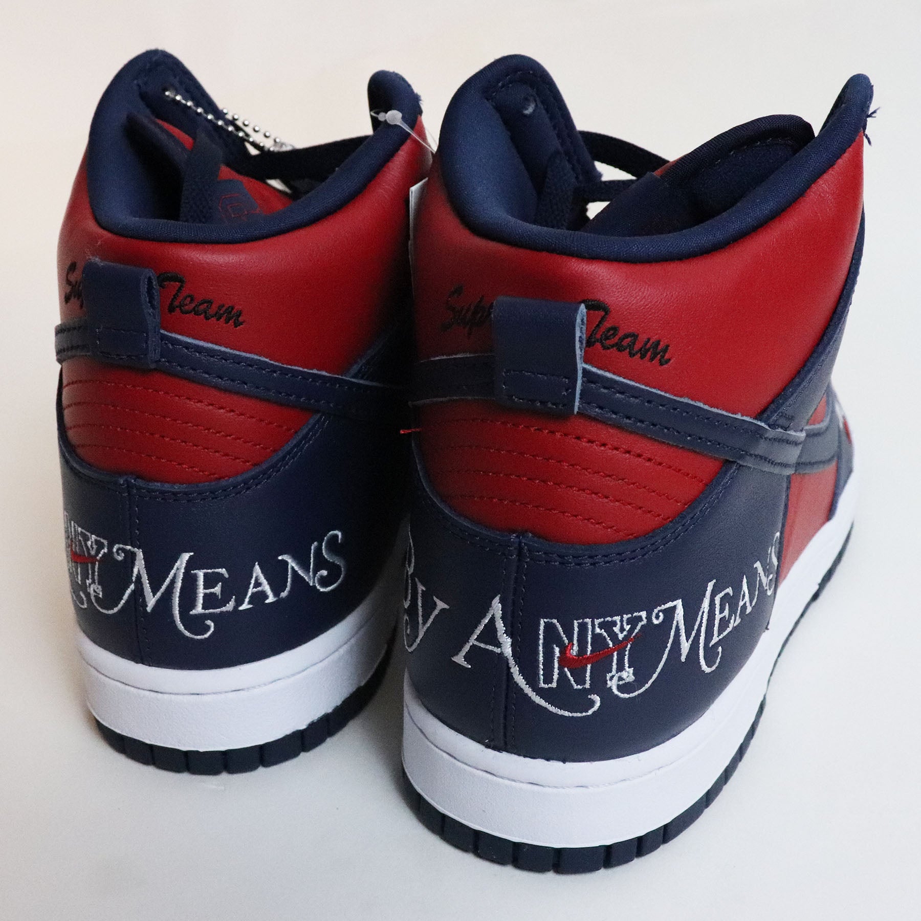 Supreme × Nike SB / Supreme × Nike Dunk High By Any Means "Red/Navy-White" / Dunk High by Any Means Red/Midnight Navy [DN3741-600] 2022SS Genuine New and Used [Used]