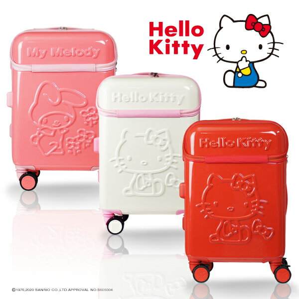 Maleta 35L Hello Kitty Kitty My Melody Cinnamoroll Licencia TSA Lock Seguridad para Viajes Seguridad y Protección ###Kitty Case 02###