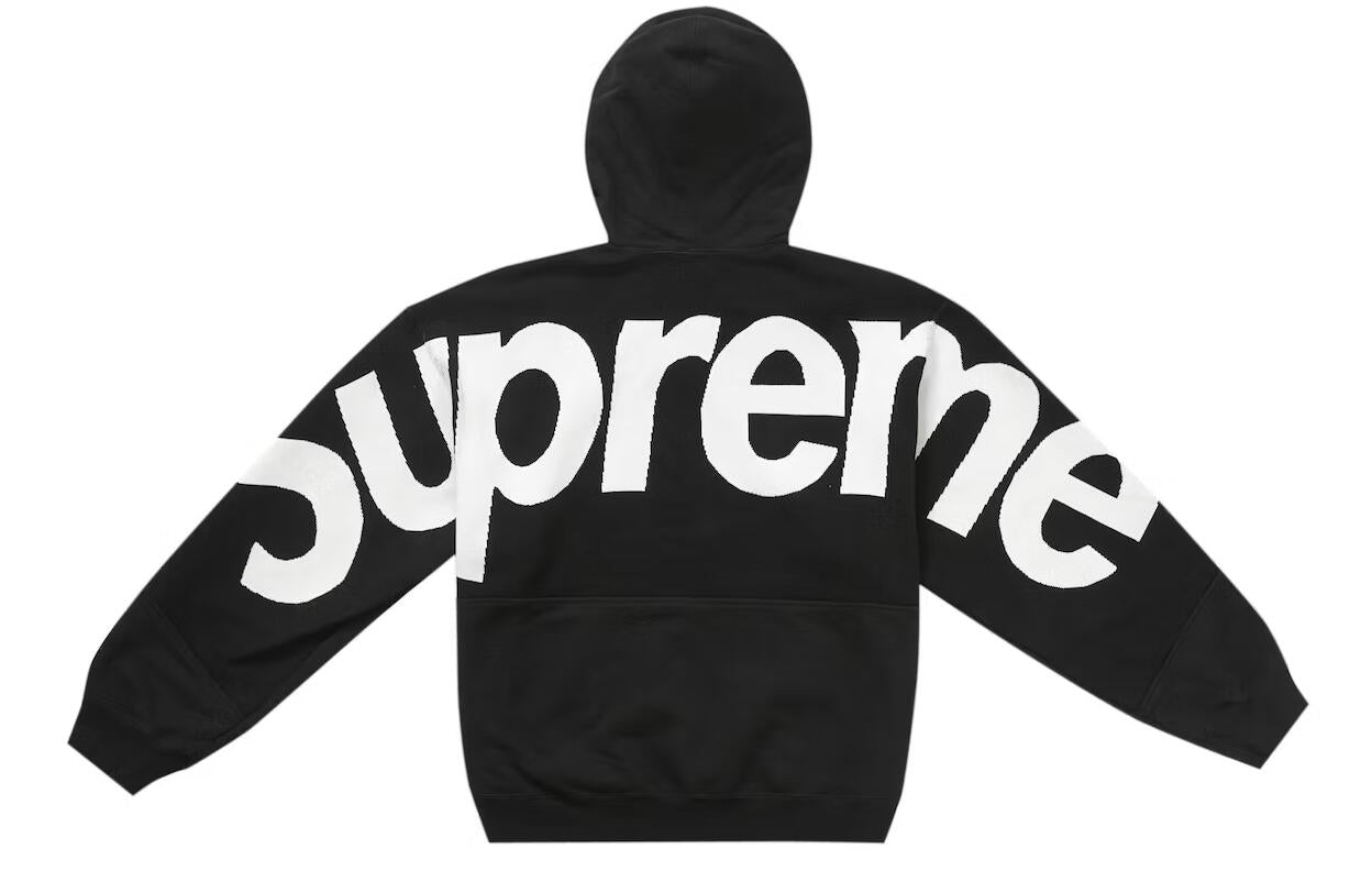 23FW Supreme Big Logo Jacquard Hooded Sweatshirt Supreme Big Logo Jacquard Hoodie Sweatshirt Hoodie [Used] New and Used