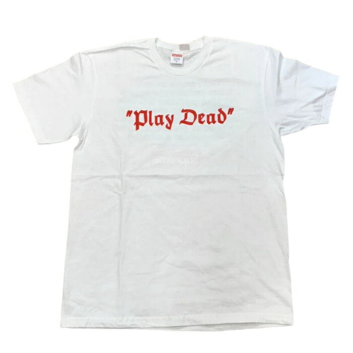 2022FW Supreme / "Play Dead" Tee / Play Dead T-shirt White / White 2022AW Genuine New and Used [Used]