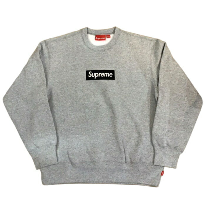 2022FW Supreme Box Logo Crewneck / Box Logo Crewneck Sweatshirt Heather Grey / Heather Grey 2022AW Genuine product Tag New and used item [Used]