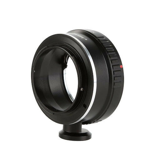 K&F Concept Mount Adapter (Olympus OM mount lens attached to Sony E mount) KF-OME-T with tripod seat