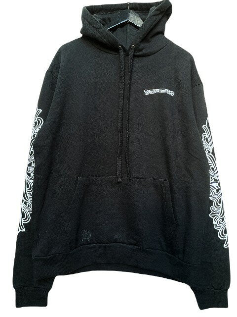 CHROME HEARTS DAGGER EYE CHART Dagger Pullover Hoodie Black