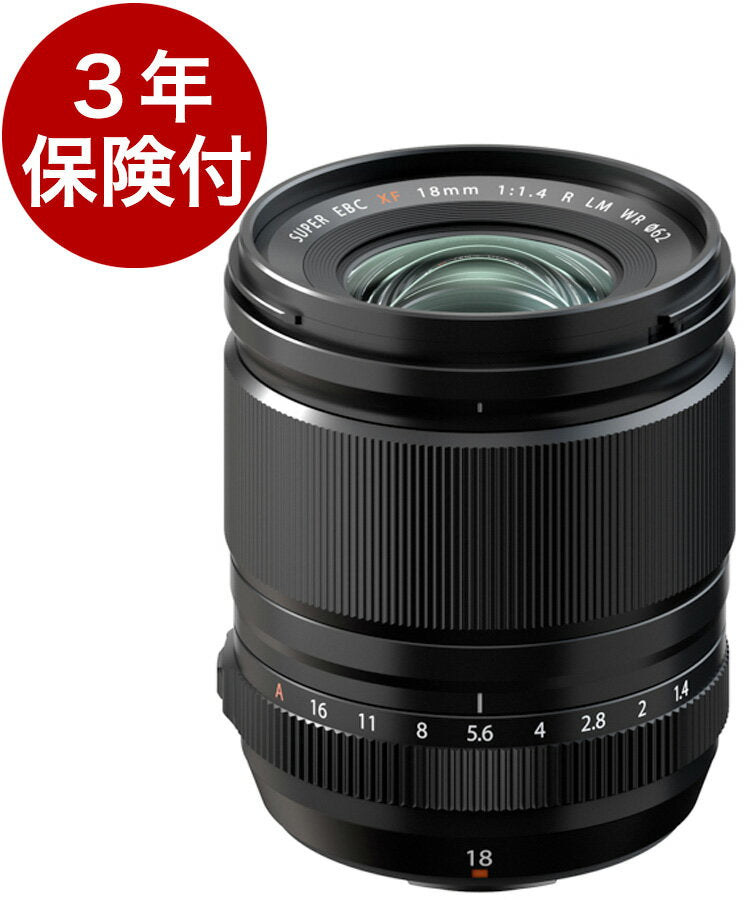 [3-year insurance included] Fujifilm FUJINON XF18mmF1.4 R LM WR Wide-angle Lens Fujinon X Series Single Lens Wide-angle Lens [02P05Nov16]