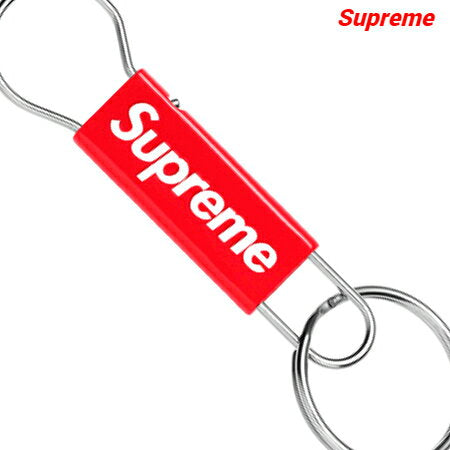 [Supreme CLIP KEYCHAIN Red Supreme Clip Keychain Red Keychain 2022ss]