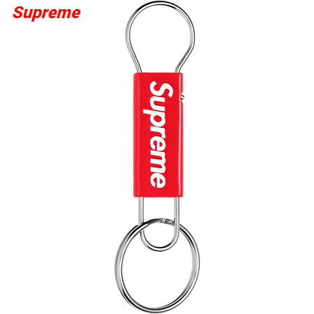 [Supreme CLIP KEYCHAIN Red Supreme Clip Keychain Red Keychain 2022ss]