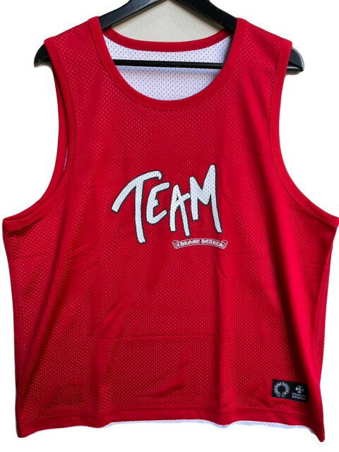 CHROME HEARTS MATTYBOY TEAM Reversible Mesh Tank Red