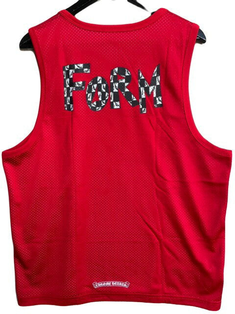 CHROME HEARTS MATTYBOY TEAM Reversible Mesh Tank Red