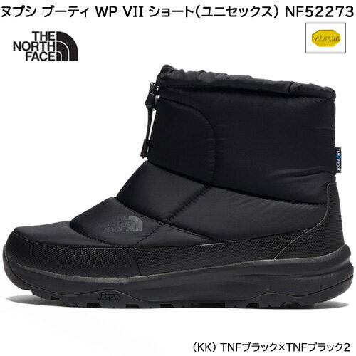 The North Face Boots Nuptse Boots Winter Boots Nuptse Boots Waterproof VII Short NF52273-KK Snow Boots Short Boots Unisex Lightweight Anti-slip Cold Protection Water Repellent Vinyl