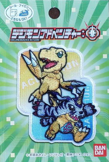 Parche de personaje Aplique Digimon Adventure Parche Hornmon BAN650-BAN19 Utiliza tanto pegatinas como planchas