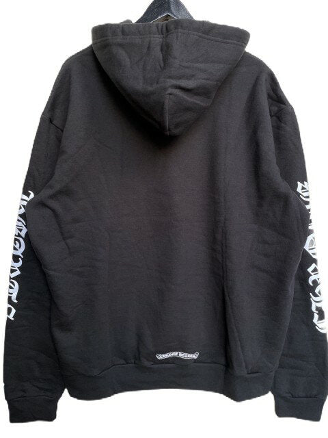 Sudadera con capucha negra y blanca exclusiva en línea Chrome Hearts 1988